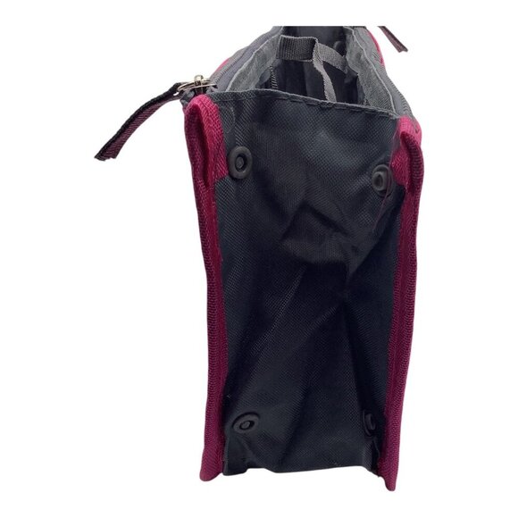 Multipurpose Travel Handbag Insert Organizer Multiple Pockets Pink Women's - Picture 4 of 9